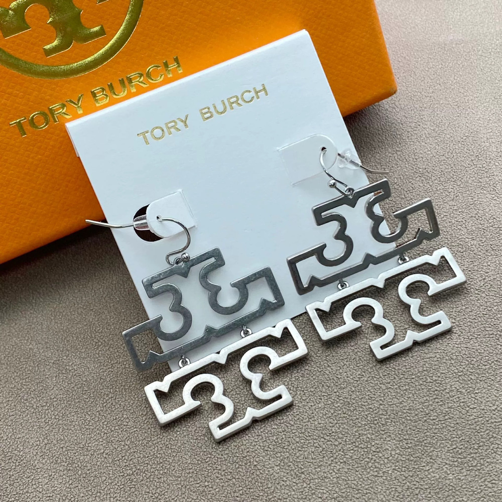 Tory Burch Gold Plated Earrings Pair
